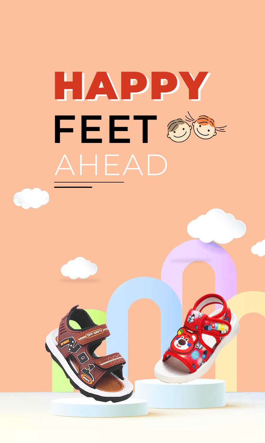 Kids sandals banner 4